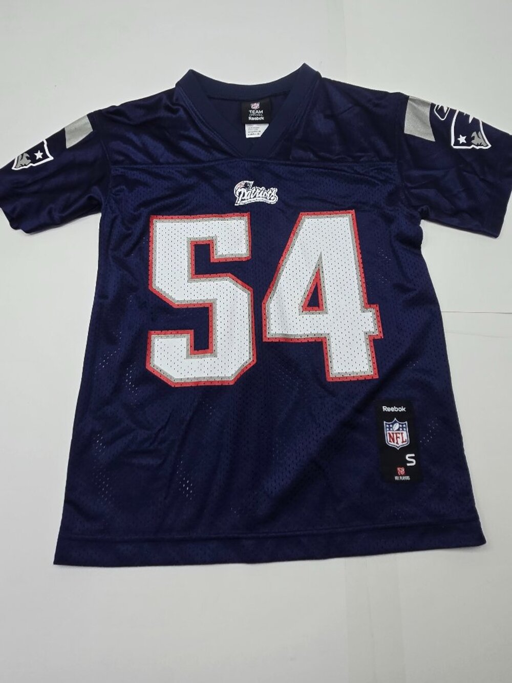 🏈🔥 REEBOK NEW ENGLAND PATRIOTS TEDY BRUSCHI #54 YOUTH JERSEY 🔥🏈